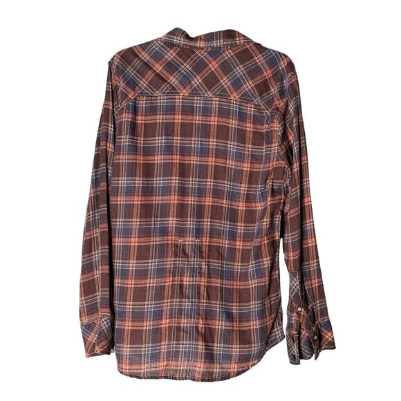 Buckle BKE Standard Fit Men's Medium Western Shirt Vintage Washed - Picture 4 of 4